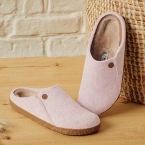 NWT Birkenstock Women's Zermatt Shearling In Light Rose Sz. 10